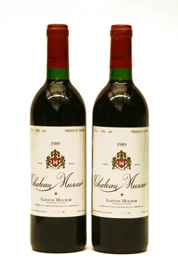 Lot 202 - Chateau Musar, Gaston Hochar, 1989, two bottles