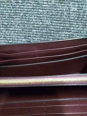 Lot 99 - A Mulberry 'Darley' light beige wallet
