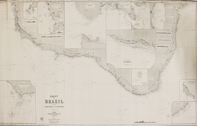 Lot 249 - Four hydrographic charts of South America