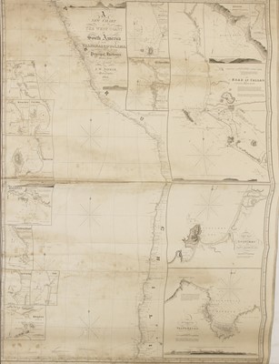 Lot 249 - Four hydrographic charts of South America