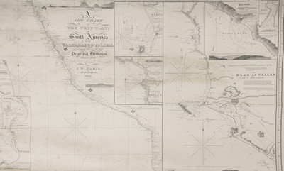 Lot 249 - Four hydrographic charts of South America