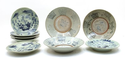 Lot 394 - A collection of Chinese provincial blue and white