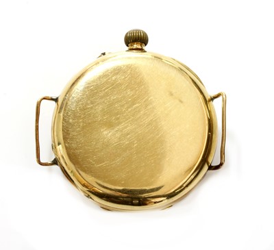 Lot 501 - A gentlemen's 18ct gold Swiss mechanical strap watch