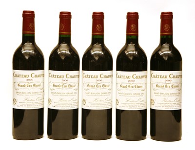 Lot 92 - Château Chauvin, Saint-Émilion Grand Cru, 2000, five bottles