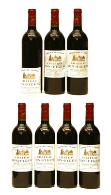 Lot 94 - Chateau Yon-Figeac, Saint-Émilion Grand Cru, 2000, seven bottles