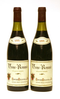 Lot 43 - Vosne-Romanée, Edouard Delaunay & Ses Fils, 1991, two bottles