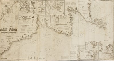 Lot 246 - Two Charts of the North Sea and East Coasts of Great Britain