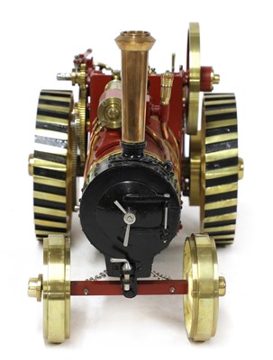 Lot 307 - A ¾in scale model Burrell-type live steam traction engine