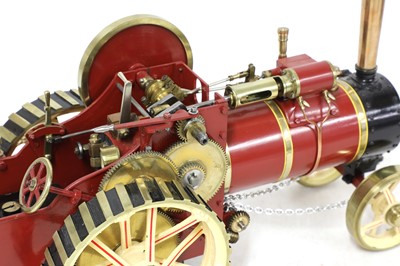 Lot 307 - A ¾in scale model Burrell-type live steam traction engine