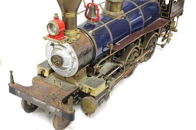 Lot 309 - A 3½in gauge O S Porter 2-6-0 live steam coal fired Mogul locomotive and tender