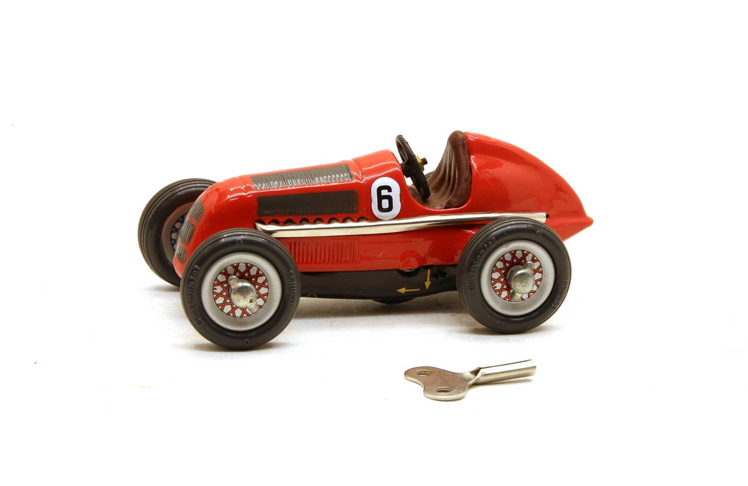 schuco clockwork racing car