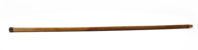 Lot 234 - An early 20th century silver topped malacca walking cane