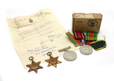 Lot 10 - A collection of Second World War medals