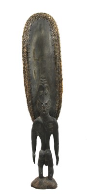 Lot 196 - A Sepik River carved tribal ancestor figure