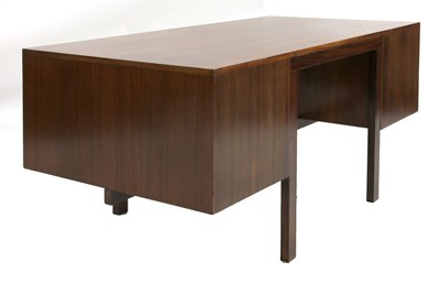 Lot 355 - A rosewood desk