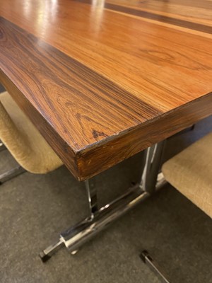 Lot 546 - A Pieff rosewood dining table