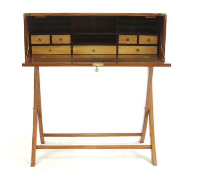 Lot 556 - A 'Starbay Indochine' rosewood finish and compass rose inlaid writing desk