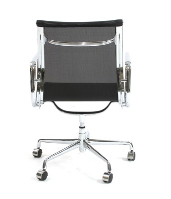 Lot 603 - A Vitra chrome and black mesh office chair