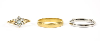 Lot 93 - A 22ct gold wedding ring, by Charles Green & Sons