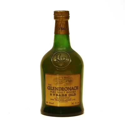 Lot 354 - The Glendronach Pure Malt Whisky, 8 years old, 80 proof, 1970s bottling, one 26 2/3 fl. ozs bottle