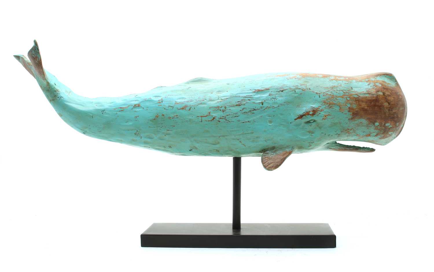 Lot 106 - A painted model of a sperm whale