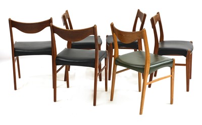 Lot 190 - A set of six teak 'GS61' dining chairs