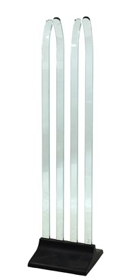 Lot 673 - An Italian tempered glass coat rack