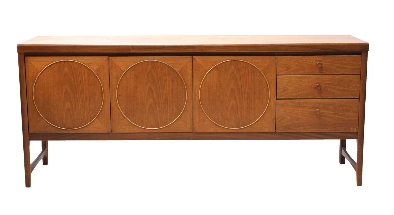 Lot 160 - A Nathan 'Circles' teak sideboard,
