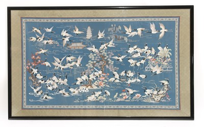 Lot 493A - A Chinese embroidery