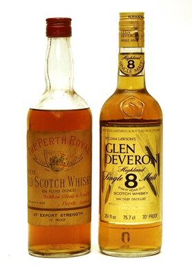 Lot 357 - Glen Deveron 8 year old Single Malt Scotch Whisky and one other