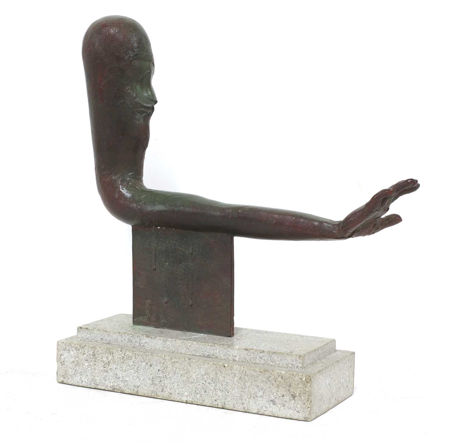 Lot 572 - A surrealist bronze sculpture