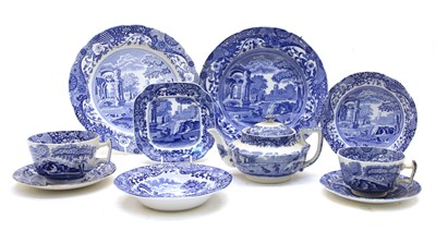 Lot 195 - A large collection of Copeland Spode blue and white Italian ware