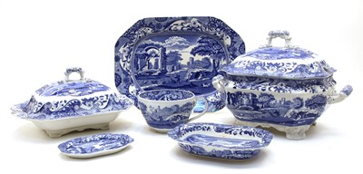 Lot 227 - A large collection of Copeland Spode blue and white Italian ware