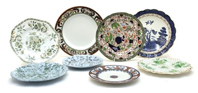 Lot 224 - A collection of thirty three various Victorian pottery plates