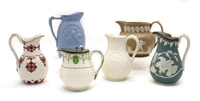 Lot 191 - A collection of eleven Victorian jugs