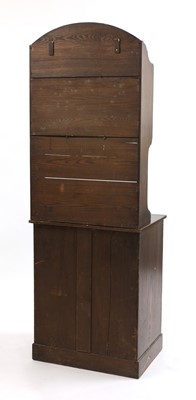 Lot 28 - An Heal's & Son stained ash hall cabinet