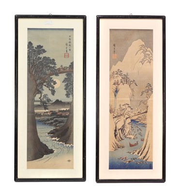 Lot 304 - Two Japanese woodblock prints