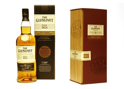 Lot 361 - The Glenlivet Archive, 21 Years Old, batch number 0711H, one bottle boxed and ...