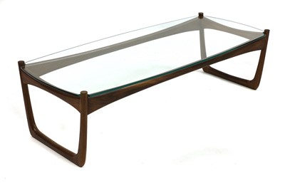 Lot 308 - A teak coffee table