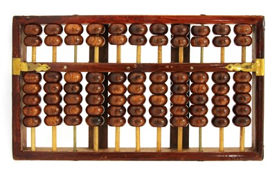 Lot 391 - A Chinese wood abacus