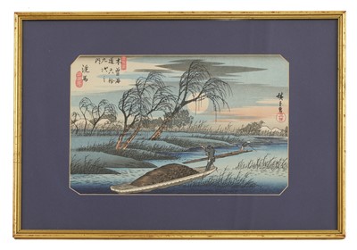Lot 322 - Utagawa Hiroshige (Japanese, 1797-1858)