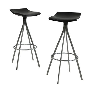 Lot 194 - A pair of 'Gimlet' revolving bar stools
