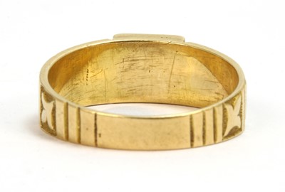 Lot 32 - A ladies' Victorian Egyptian Revival 18ct gold signet ring