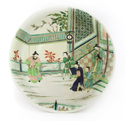 Lot 172 - A Chinese famille verte charger
