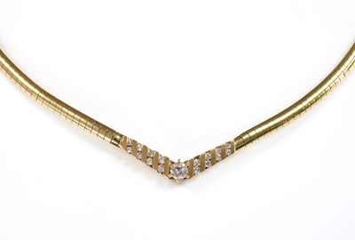 Lot 251 - An Italian diamond set necklace by Vior