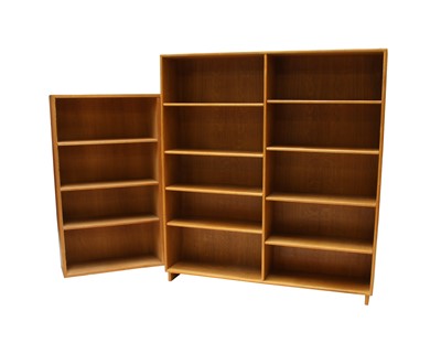Lot 423 - Two Danish oak bookcases