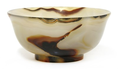 Lot 390 - A Chinese agate bowl