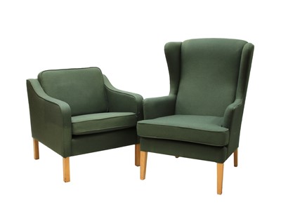 Lot 472 - Two Danish armchairs