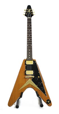 Lot 173 - A 1984 Tokai Korina Flying V electric guitar