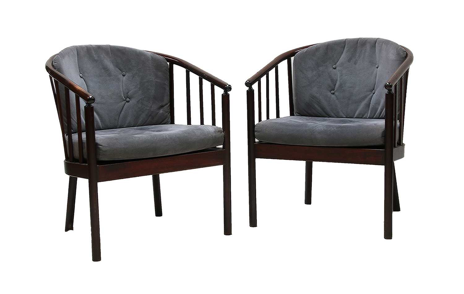 Lot 239 - A pair of modern armchairs
